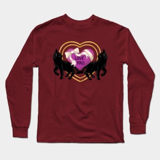 Pink heart Long Sleeve T-Shirt